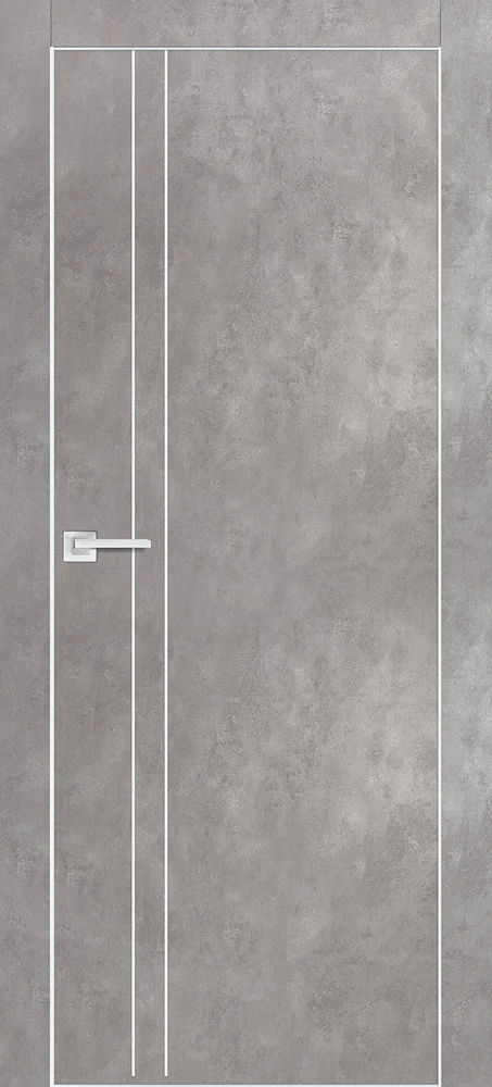 Фото Межкомнатная дверь PX-20  AL кромка с 4-х ст. Серый бетон