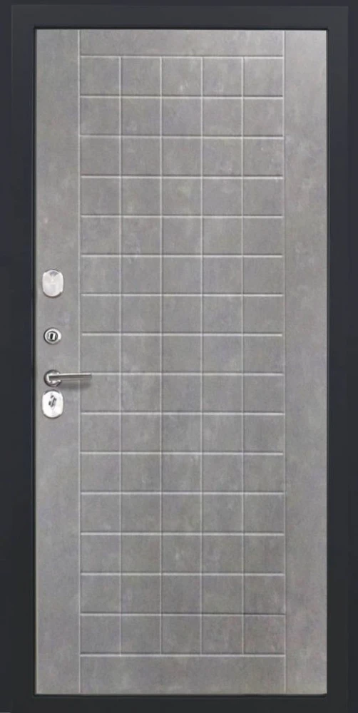 Входная дверь ДвериПРО Квадро ФЛ-256 (10мм, бетон пепельный) DPRO200173 внутренняя сторона
