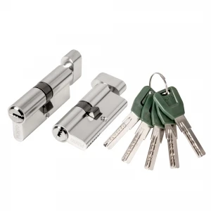 Цилиндровый механизм (A202/90) A2002Knob90(50+10+30) с вертушкой SN никель