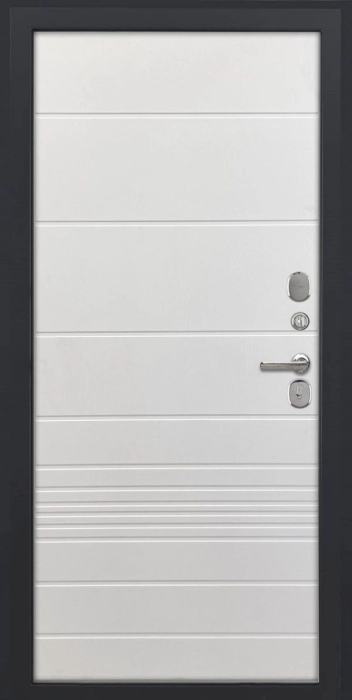 Входная дверь Аура ФЛ-700 (10мм, ясень белый) внутренняя сторона
